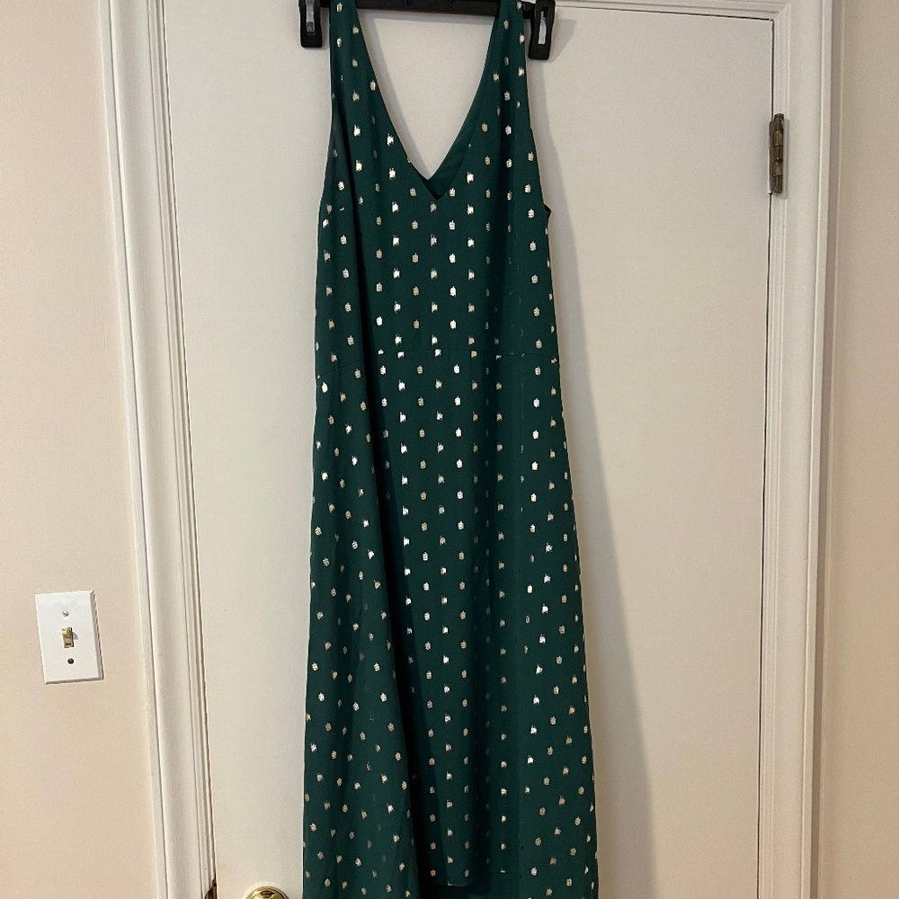 Ted Baker High to Low Green Dress
